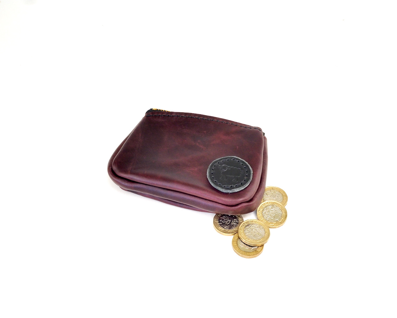 Leather coin purse with keyring Colorful Tolosa DUDU | dudubags