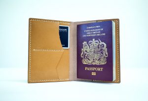 Herdwick Leather Passport Holder