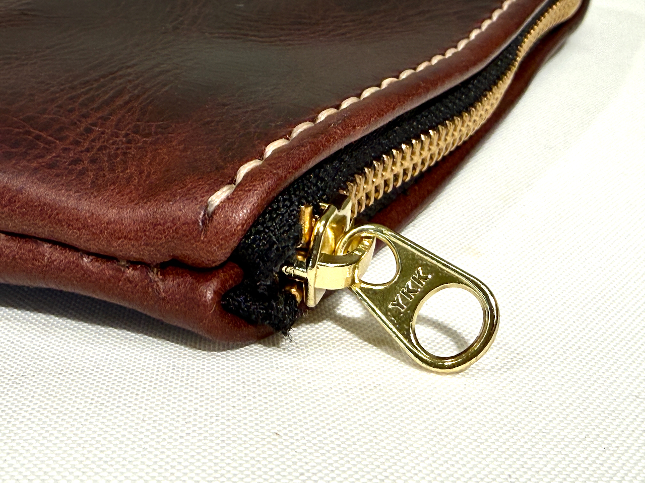 Black Sheep Zipper Coin Pouch Natural - Thread - Image 8