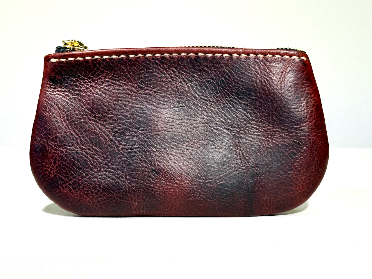 Black Sheep Zipper Coin Pouch Natural - Thread