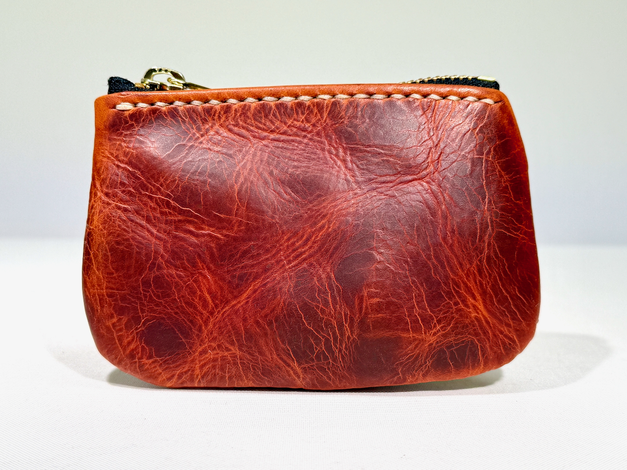 Black Sheep Zipper Coin Pouch Natural - Thread - Image 4