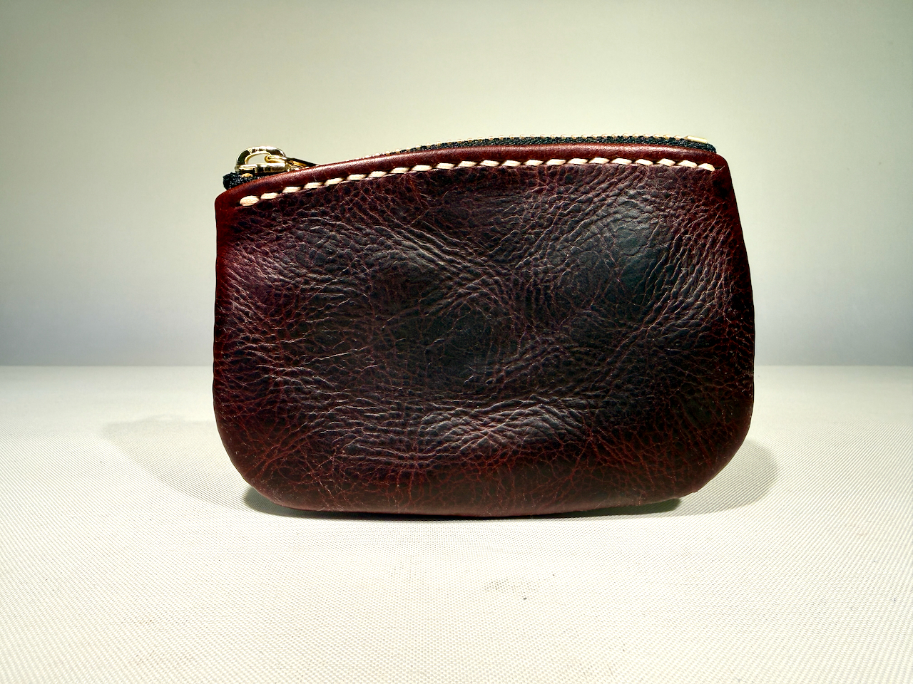 Black Sheep Zipper Coin Pouch Natural - Thread - Image 2